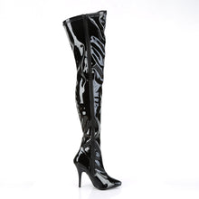 Load image into Gallery viewer, SEDUCE-3000 5 Inch Heel Black Stretch Patent Fetish Footwear