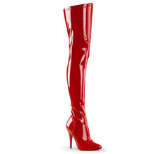 Load image into Gallery viewer, SEDUCE-3000 Pleaser 5 Inch Heel Red Fetish Footwear