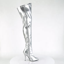 Load image into Gallery viewer, SEDUCE-3000 Pleaser 5 Inch Heel Silver Fetish Footwear