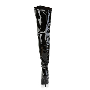 SEDUCE-3000WC Pleaser Pink Label 5" Heel Black Fetish Shoes