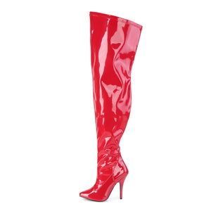 SEDUCE-3000WC Pleaser Pink Label 5" Heel Red Fetish Footwear