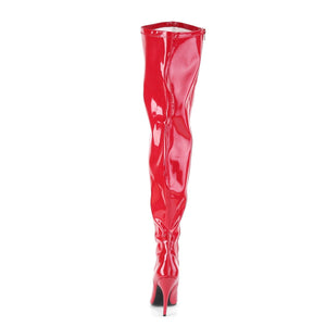 SEDUCE-3000WC Pleaser Pink Label 5" Heel Red Fetish Footwear