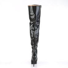 Load image into Gallery viewer, SEDUCE-3010 Pleaser Thigh Boots 5&quot; Heel Black Fetish Shoes