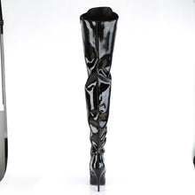 Load image into Gallery viewer, SEDUCE-4026 Chap Boots 5&quot; Heel Black Patent Fetish Footwear