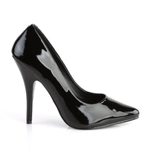 Load image into Gallery viewer, SEDUCE-420 Sexy Shoes 5&quot; Heel Black Patent Fetish Footwear