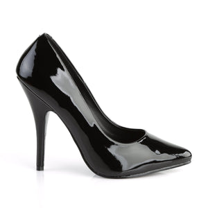 SEDUCE-420 Sexy Shoes 5" Heel Black Patent Fetish Footwear