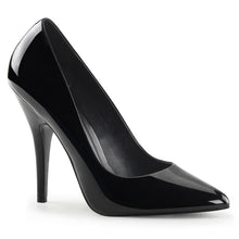 Load image into Gallery viewer, SEDUCE-420 Sexy Shoes 5&quot; Heel Black Patent Fetish Footwear