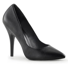 Load image into Gallery viewer, SEDUCE-420 Sexy Shoes 5&quot; Heel Black Leather Fetish Footwear