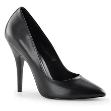 Load image into Gallery viewer, SEDUCE-420 Pleaser Sexy Shoes 5 Inch Heel Black Fetish Shoes