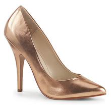 Load image into Gallery viewer, SEDUCE-420 Sexy Shoe 5&quot; Heel Rose Gold Metallic Fetish Shoe