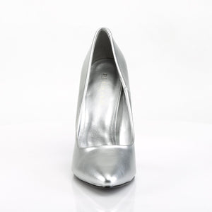 SEDUCE-420 Pleaser Sexy Shoes 5" Heel Silver Fetish Footwear