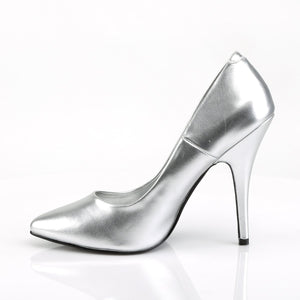 SEDUCE-420 Pleaser Sexy Shoes 5" Heel Silver Fetish Footwear