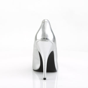 SEDUCE-420 Pleaser Sexy Shoes 5" Heel Silver Fetish Footwear