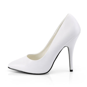 SEDUCE-420 Pleaser Sexy Shoes 5 Inch Heel White Fetish Shoes