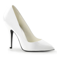 Load image into Gallery viewer, SEDUCE-420 Sexy Shoes 5&quot; Heel White Patent Fetish Footwear