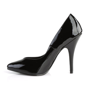 SEDUCE-420V Sexy Shoes 5" Heel Black Patent Fetish Footwear