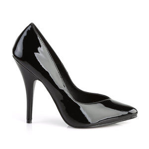 SEDUCE-420V Sexy Shoes 5" Heel Black Patent Fetish Footwear