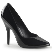 Load image into Gallery viewer, SEDUCE-420V Sexy Shoes 5&quot; Heel Black Patent Fetish Footwear