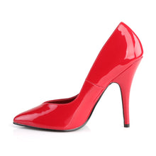 Load image into Gallery viewer, SEDUCE-420V Pleaser Sexy Shoes 5&quot; Heel Red Fetish Footwear