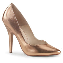 Load image into Gallery viewer, SEDUCE-420V Sexy Shoes 5 Inch Rose Gold Metallic Fetish Heel