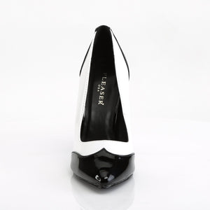 SEDUCE-425 Sexy Shoes 5" Heel Black White Fetish Footwear