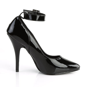 SEDUCE-431 Sexy Shoes 5" Heel Black Patent Fetish Footwear