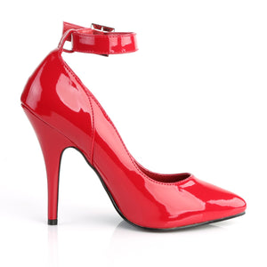 SEDUCE-431 Pleaser Sexy Shoe 5 Inch Heel Red Fetish Footwear