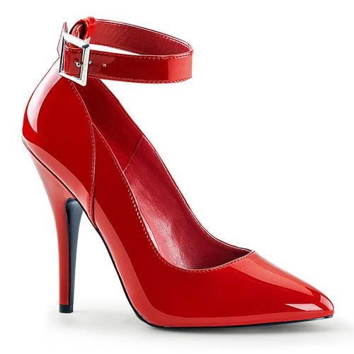 SEDUCE-431 Pleaser Sexy Shoe 5 Inch Heel Red Fetish Footwear