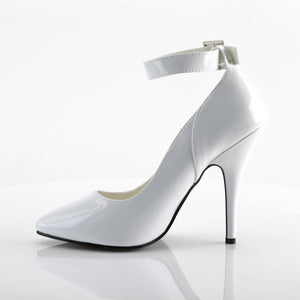 SEDUCE-431 Sexy Shoes 5" Heel White Patent Fetish Footwear