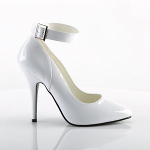 SEDUCE-431 Sexy Shoes 5" Heel White Patent Fetish Footwear