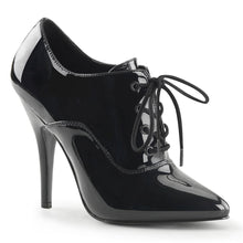 Load image into Gallery viewer, SEDUCE-460 Sexy Shoes 5&quot; Heel Black Patent Fetish Footwear