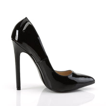 Load image into Gallery viewer, SEXY-20 Pleaser Shoes 5&quot; Heel Black Patent Fetish Footwear