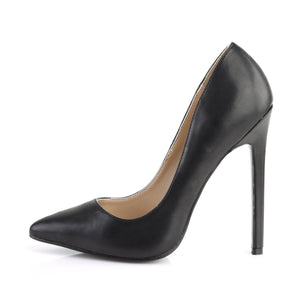 SEXY-20 Pleaser Shoes 5 Inch Heel Black Fetish Footwear