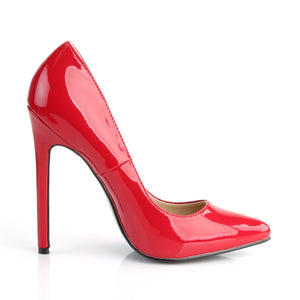 SEXY-20 Pleaser Shoes 5 Inch Heel Red Fetish Footwear