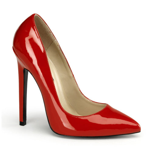 SEXY-20 Pleaser Shoes 5 Inch Heel Red Fetish Footwear