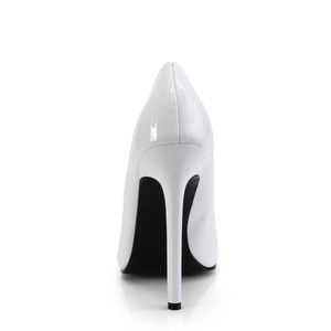 SEXY-20 Pleaser Shoes 5" Heel White Patent Fetish Footwear