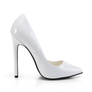 SEXY-20 Pleaser Shoes 5" Heel White Patent Fetish Footwear