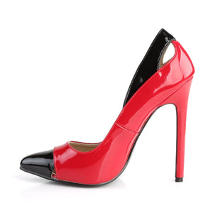 SEXY-22 Pleaser Shoes 5 Inch Heel Red Fetish Footwear