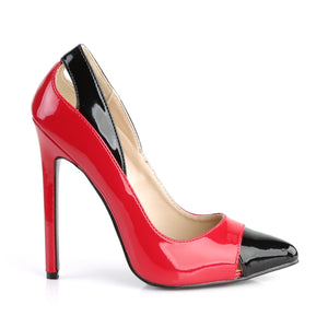 SEXY-22 Pleaser Shoes 5 Inch Heel Red Fetish Footwear