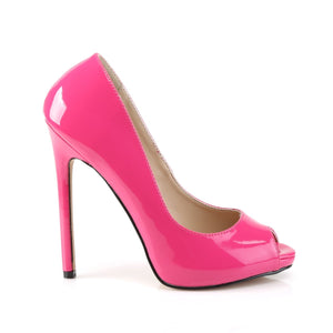 SEXY-42 Pleaser Shoe 5" Heel Hot Pink Patent Fetish Footwear