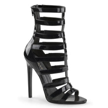 Load image into Gallery viewer, SEXY-52 Pleaser Shoes 5&quot; Heel Black Patent Fetish Footwear