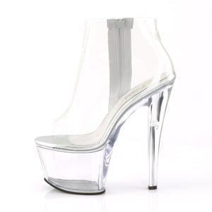 SKY-1023 Pleaser 7 Inch Heel Clear Pole Dancing Platforms