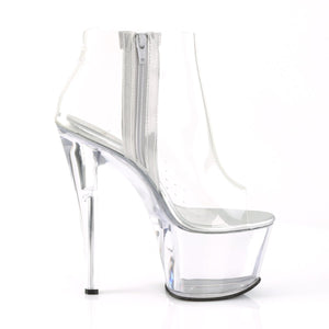 SKY-1023 Pleaser 7 Inch Heel Clear Pole Dancing Platforms