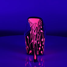 Load image into Gallery viewer, SKY-301-5 7&quot; Heel Clear Black Neon Pink Pole Dance Platforms