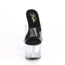 Load image into Gallery viewer, SKY-301 7&quot; Heel Clear and Black Pole Dancing Platforms