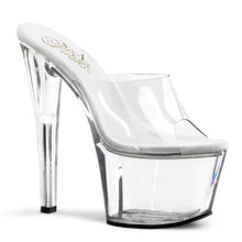 Load image into Gallery viewer, SKY-301 Pleaser 7 Inch Heel Clear Pole Dancing Platforms