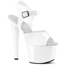 Load image into Gallery viewer, SKY-308N Pleaser 7 Inch Heel White Pole Dancing Platforms