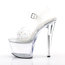 Load image into Gallery viewer, SKY-308SD Pleaser 7 Inch Heel Clear Pole Dancing Platforms