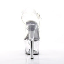 Load image into Gallery viewer, SKY-308VL Pleaser 7 Inch Heel Clear Pole Dancing Platforms