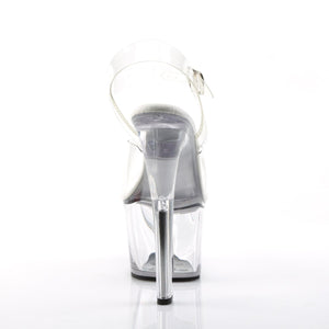 SKY-308VL Pleaser 7 Inch Heel Clear Pole Dancing Platforms